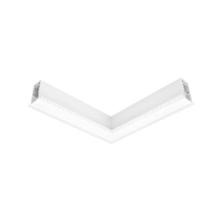 Ligne lumineuse LED Gaga Encastré L-connector, blanc, 4000K