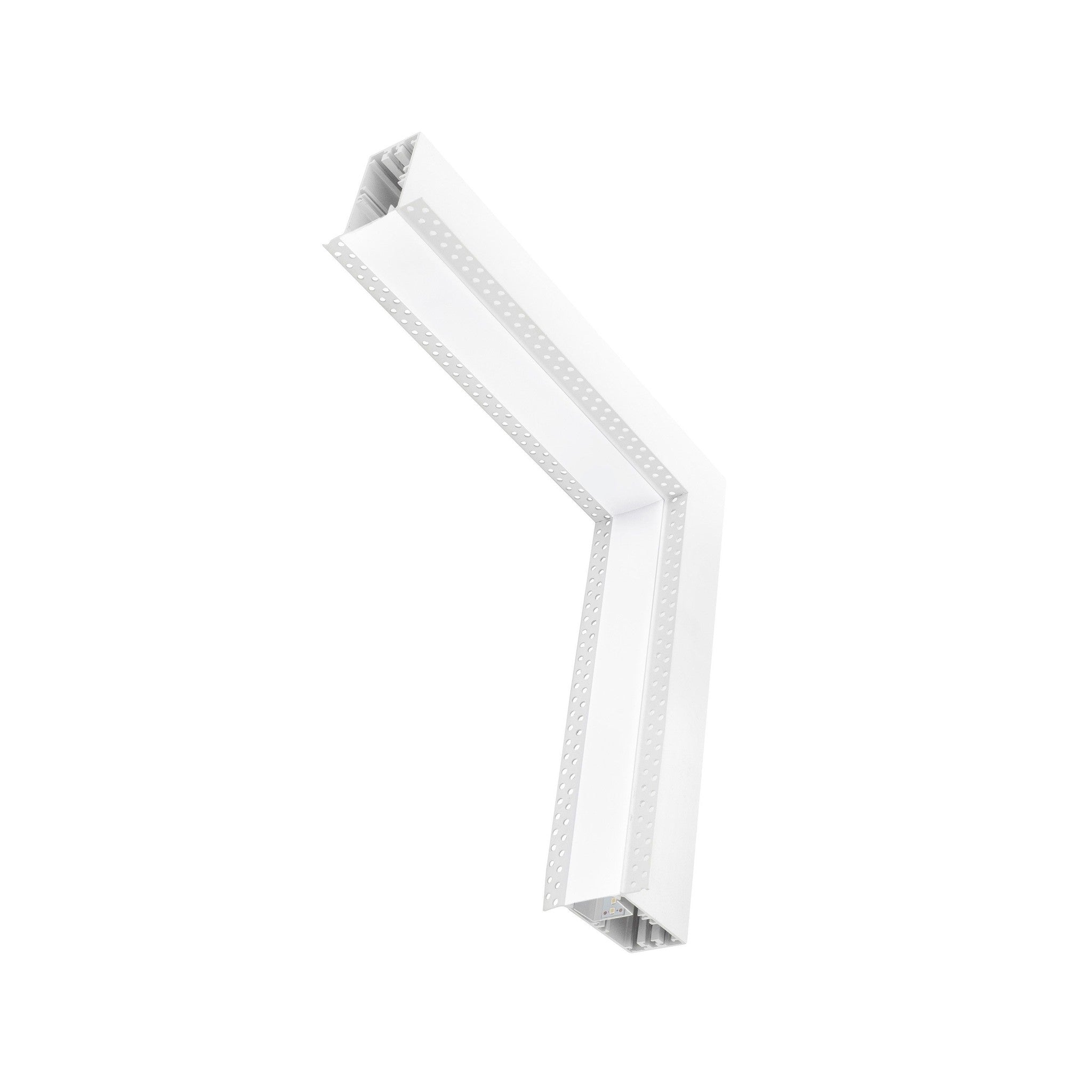 Ligne lumineuse LED Gaga Encastré L-connector, blanc, 3000K