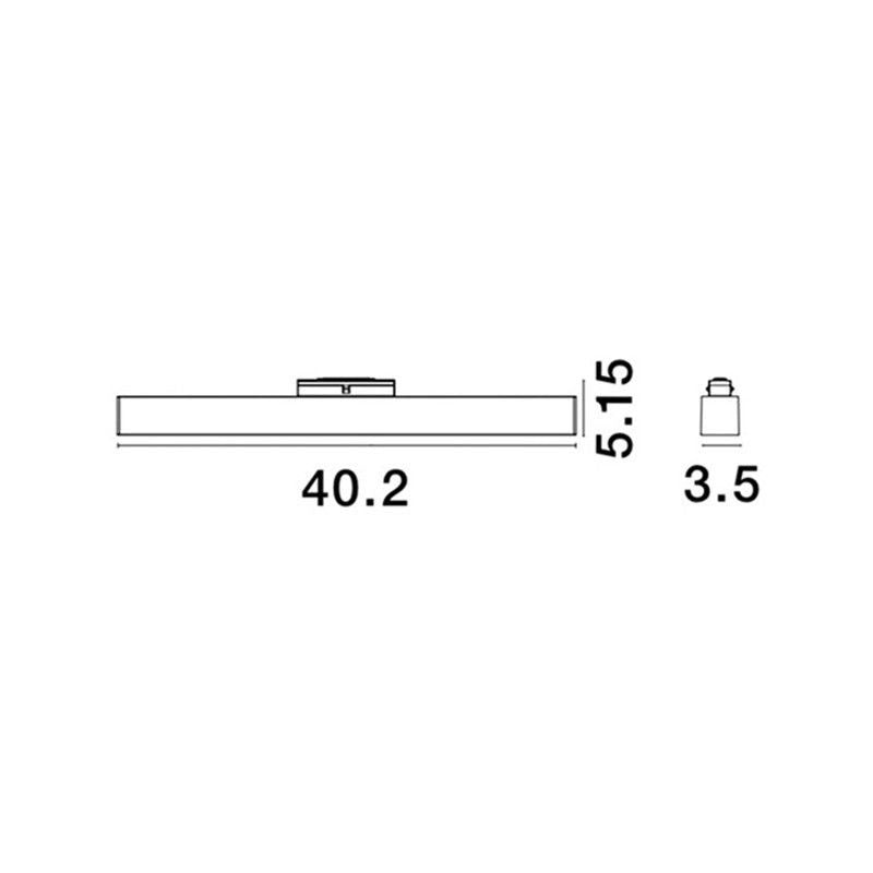 Railsysteem Rieti 40 2 cm, zwart, 4000K