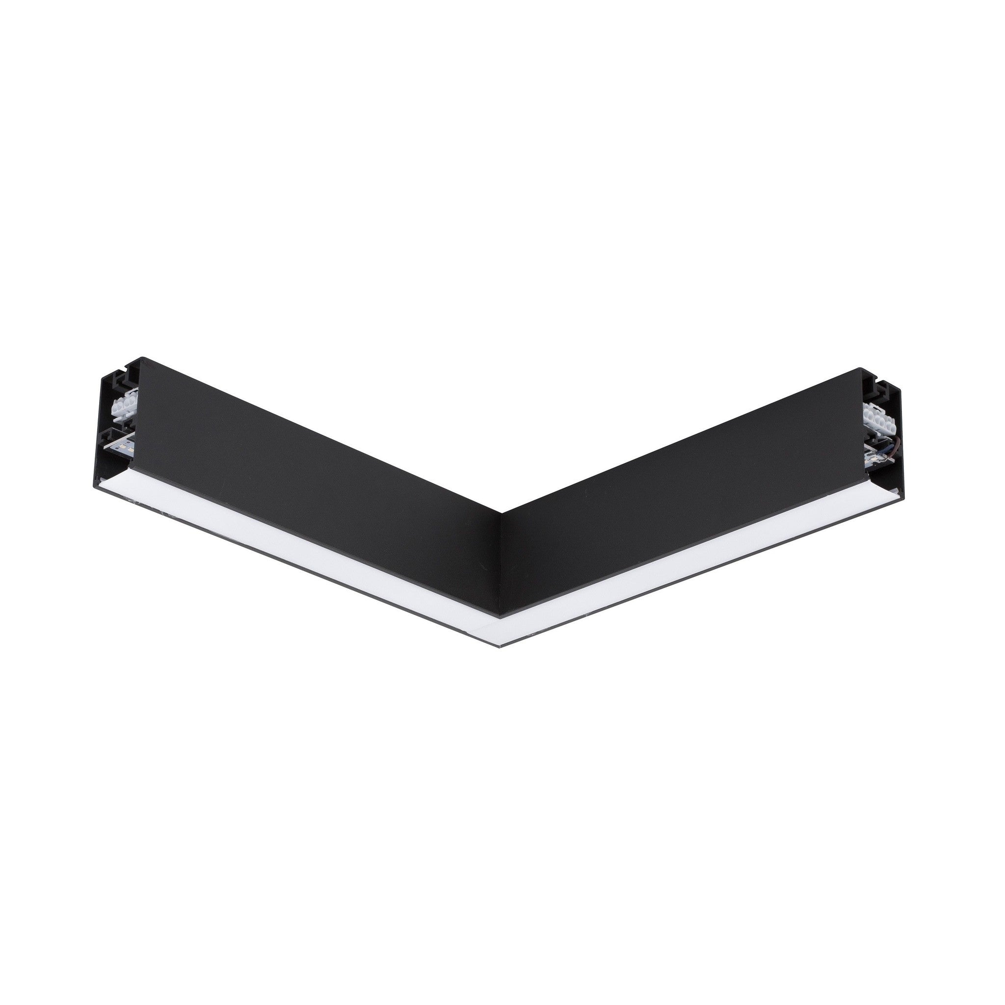LED lichtlijn Dido L-connector, zwart, 3000K