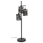 Vloerlamp Spindle leigrijs - 3-lichts, 150 cm hoog