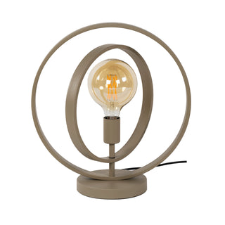 Lampe de table Turn Around beige - 1 lumière, hauteur 43 cm