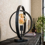 Lampe de table Turn Around anthracite - 1 lumière, hauteur 43 cm