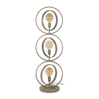 Lampadaire Turn Around beige - 3 lumières, hauteur 124 cm