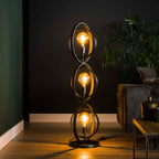 Lampadaire Turn Around anthracite - 3 lumières, hauteur 124 cm