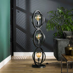 Lampadaire Turn Around anthracite - 3 lumières, hauteur 124 cm