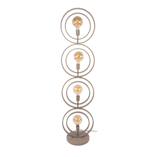 Lampadaire Turn Around beige - 4 lumières, hauteur 163 cm