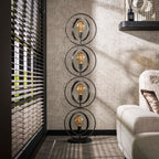 Lampadaire Turn Around anthracite - 4 lumières, hauteur 163 cm