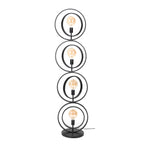 Lampadaire Turn Around anthracite - 4 lumières, hauteur 163 cm