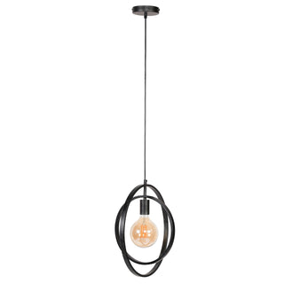 Suspension Turn Around anthracite - 1 lumière, largeur 40 cm