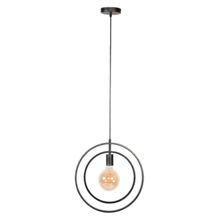Suspension Turn Around anthracite - 1 lumière, largeur 40 cm