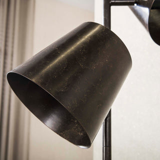 Floor lamp Kinetic urban brown - 3-light, 167 cm high