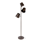 Floor lamp Kinetic urban brown - 3-light, 167 cm high