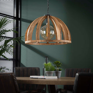 Suspension Orba manguier massif - 1 lumière, diamètre 60 cm