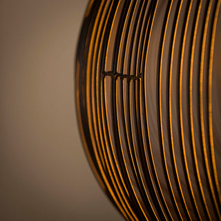 Suspension Copper Twist nickel noir - 1 lumière, diamètre 70 cm