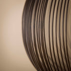 Suspension Copper Twist nickel noir - 1 lumière, diamètre 70 cm