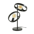 Lampe de table Hover anthracite - 2 lumières, hauteur 53 cm
