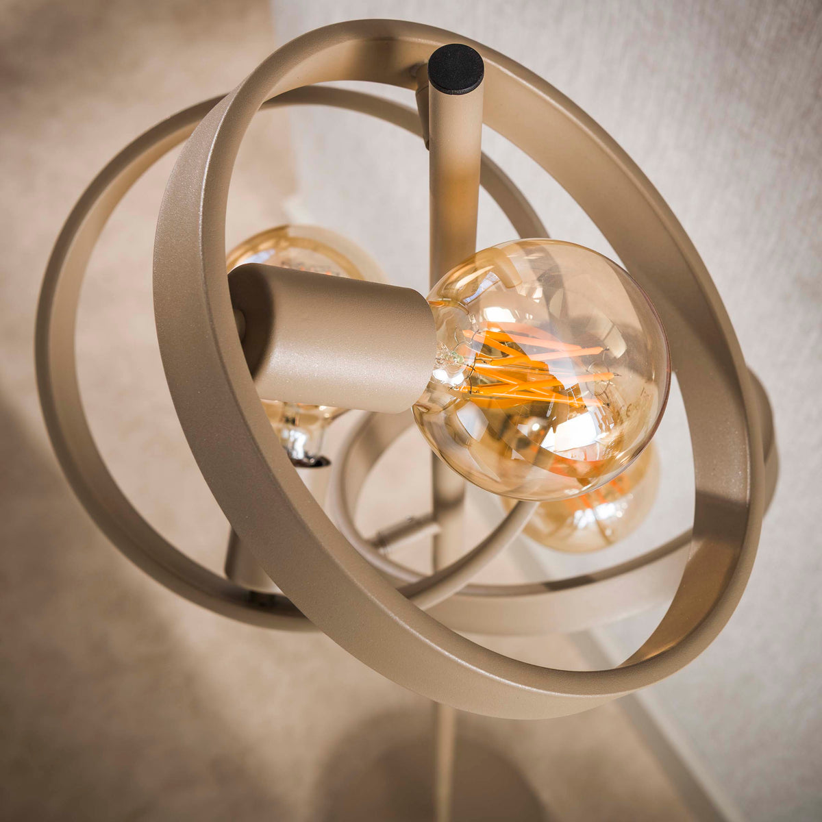 Floor lamp Hover beige - 3-light, 155 cm high