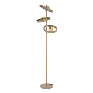 Vloerlamp Hover beige - 3-lichts, 155 cm hoog