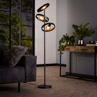 Floor lamp Hover anthracite - 3-light, 155 cm high