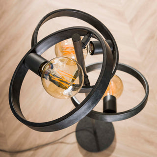 Floor lamp Hover anthracite - 3-light, 155 cm high