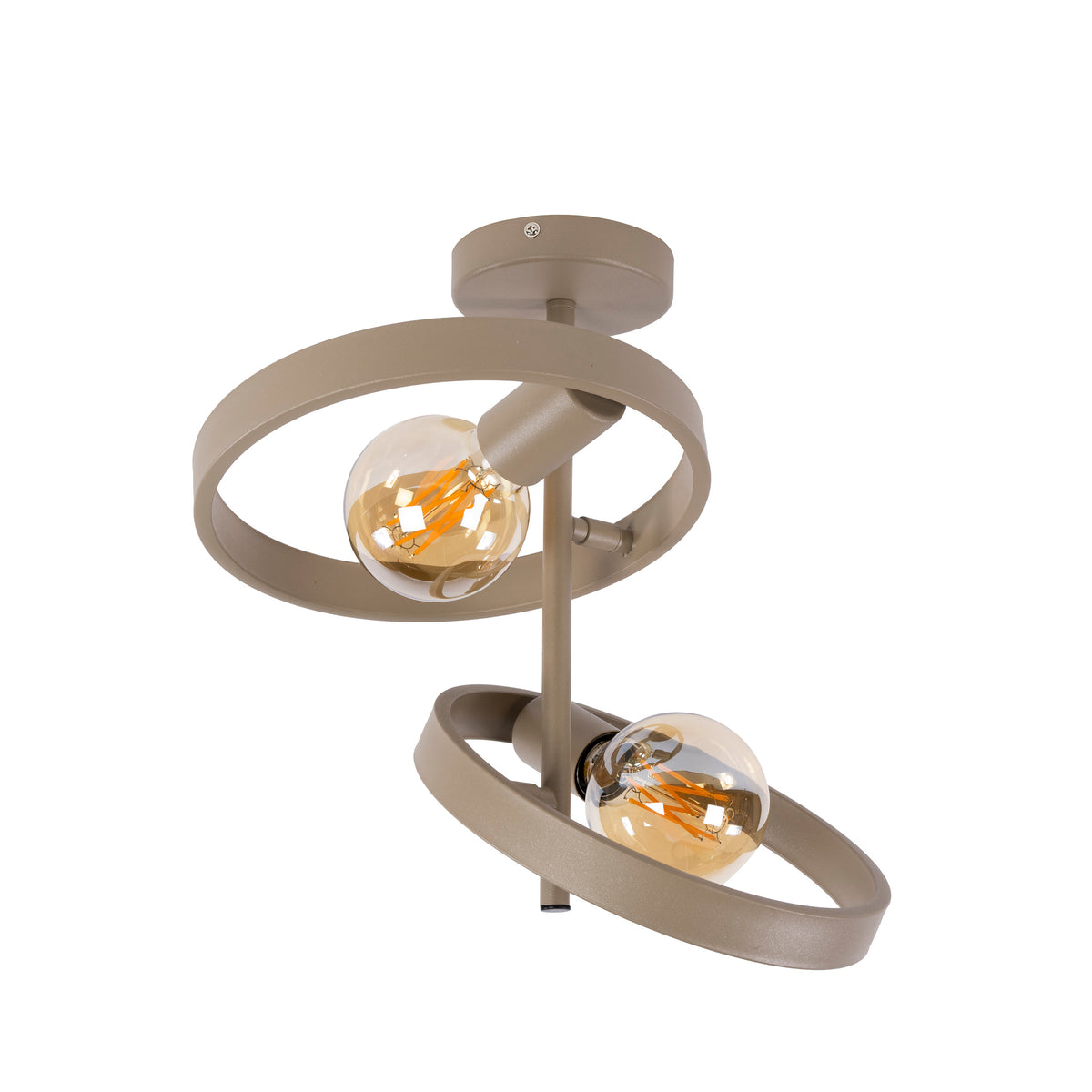Ceiling lamp Hover beige - 2-light, 42 cm wide