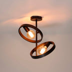 Plafonnier Hover anthracite - 2 lumières, largeur 42 cm