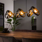 Pendant lamp Hover anthracite - 6-light, 120 cm wide