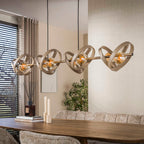 Suspension Hover beige - 8 lumières, largeur 160 cm