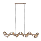 Suspension Hover beige - 8 lumières, largeur 160 cm