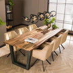 Suspension Hover anthracite - 8 lumières, largeur 160 cm