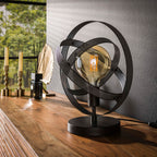 Lampe de table Cosmos noir artic - 1 lumière, hauteur 38 cm