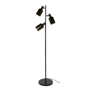 Vloerlamp Sepiora sienna bruin - 3-lichts, 151 cm hoog