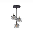 Suspension Cedro 3L verre fumé