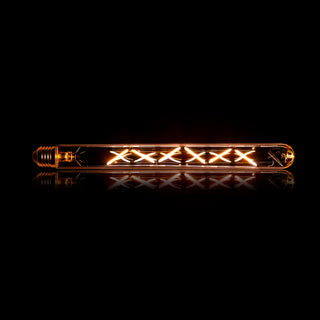 Ampoule LED à filament T32-L300 tube 30 cm - E27, verre ambré, 2100K