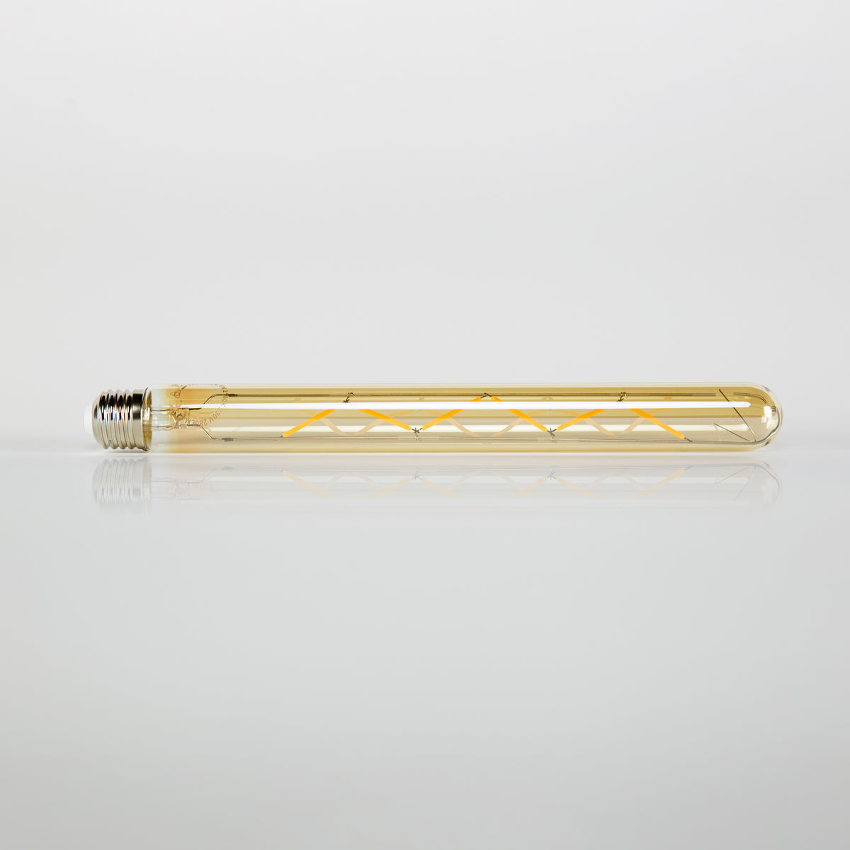LED filament bulb T32-L300 tube 30 cm - E27, amber glass, 2100K