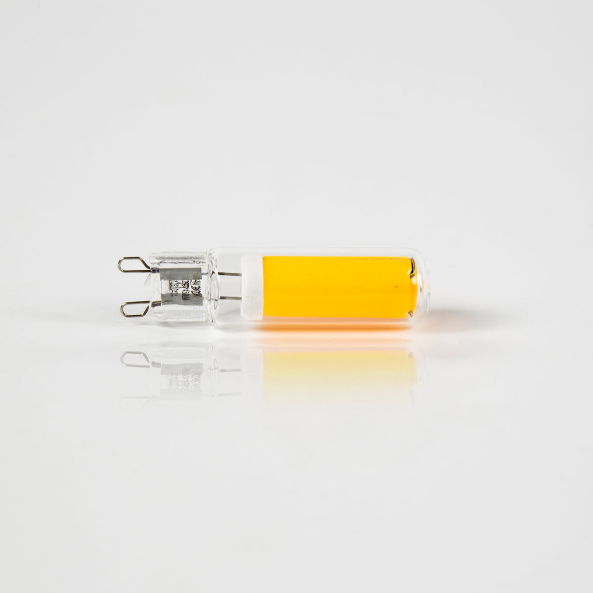 LED bulb G9 - dimmable, clear glass, 3000K