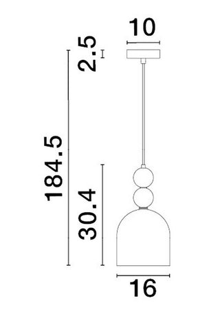 Suspension Murano E14