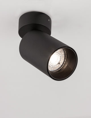 Spot en saillie TOD 1L noir sable GU10