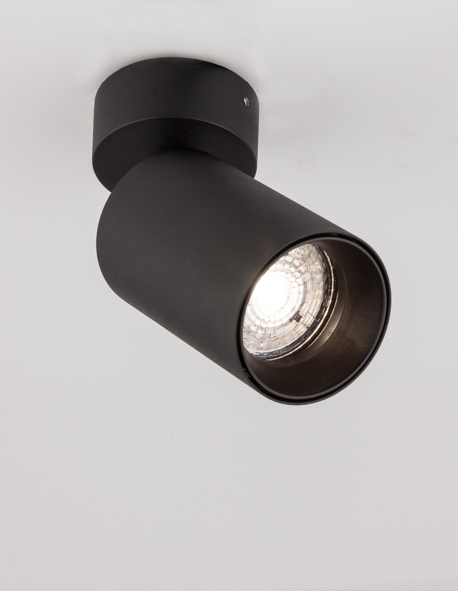 Spot en saillie TOD 1L noir sable GU10