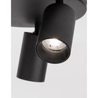 Opbouwspot TOD 3L zandzwart GU10