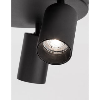 Opbouwspot TOD 3L zandzwart GU10