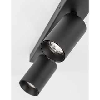 Spot en saillie TOD 2L noir sable GU10