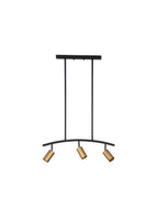 Suspension Pogno / GU10, noir