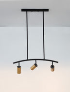 Suspension Pogno / GU10, noir