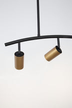 Suspension Pogno / GU10, noir