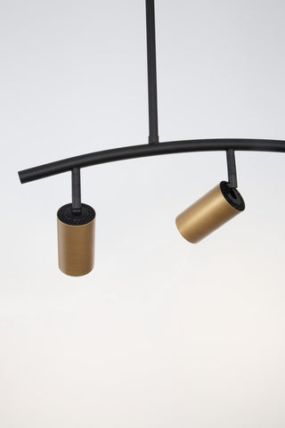 Suspension Pogno / GU10, noir