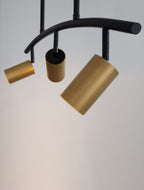 Suspension Pogno / GU10, noir