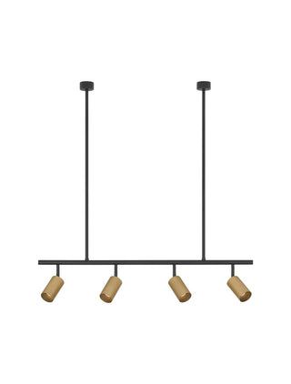 Suspension Pogno / GU10, noir