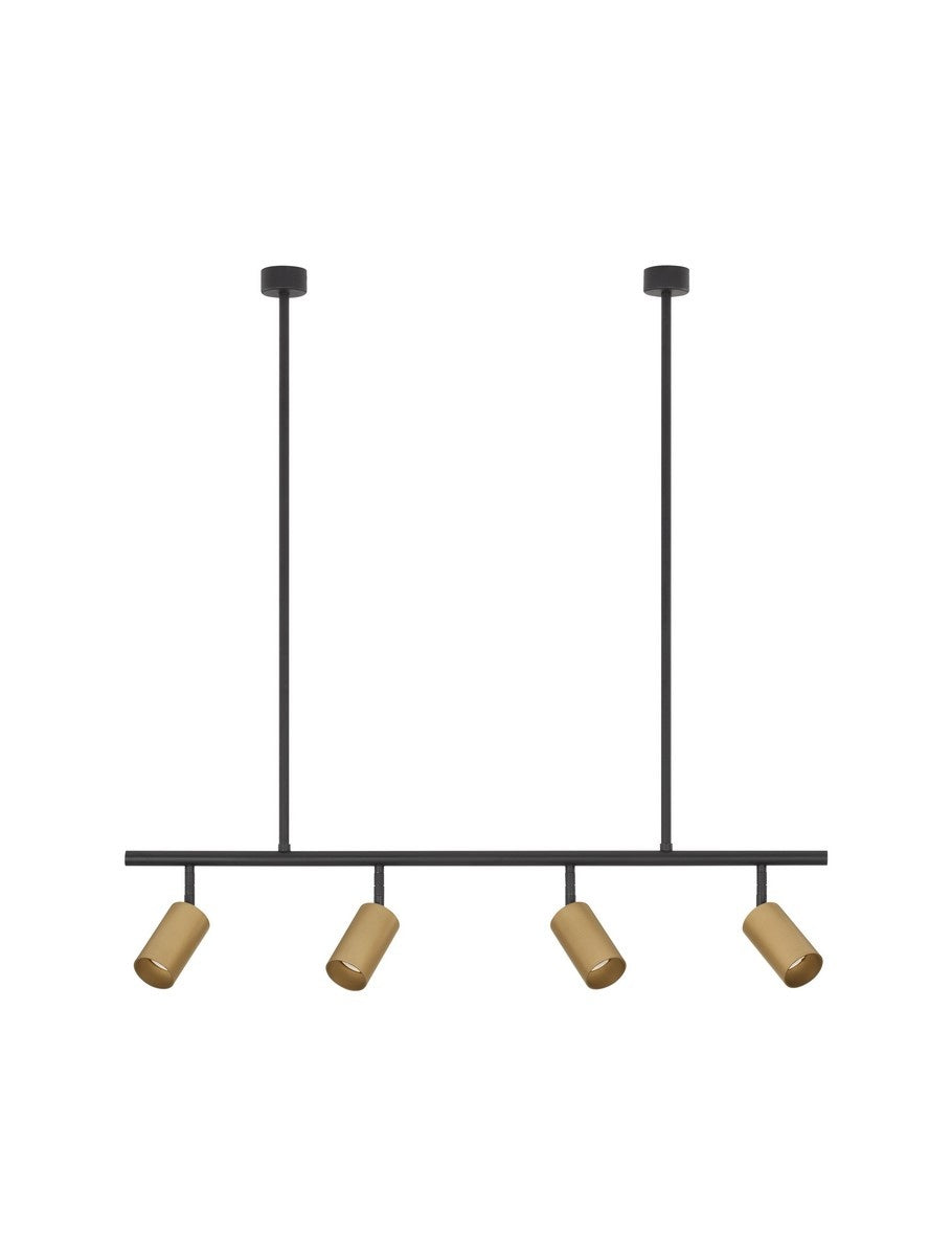 Suspension Pogno / GU10, noir